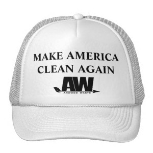 Make America Clean Again Hat - Arwood Waste - (888) 413-5105 Toll Free - Dumpster, Residential Roll Off Dumpster, Front Load Equipment, Commercial Dumpster, Construction Dumpsters and Demolition - Free Quote