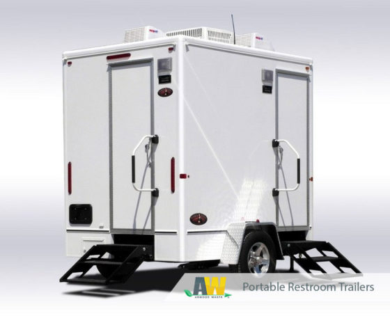 Portable Restroom Trailers Product Guide | Portable Restroom Trailers from Arwood Waste