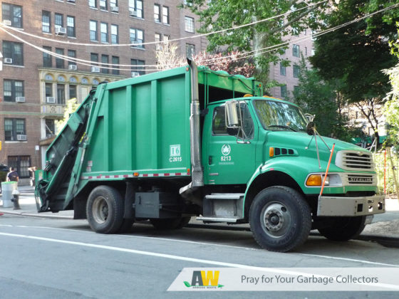 Pray for Your Garbage Collectors | Arwood Waste