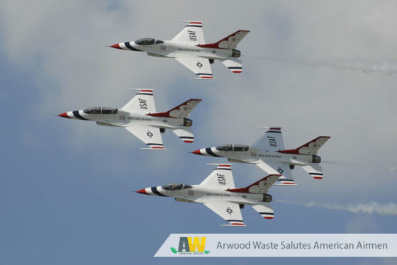 Arwood Waste Salutes the U.S. Air Force Arwood Waste Salutes the U.S. Air Force